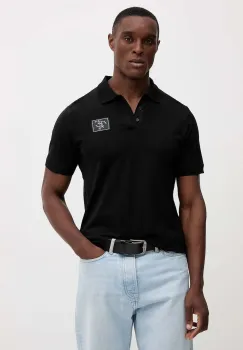 Karl Lagerfeld tricou polo Karl Lagerfeld x Paris Hilton culoarea negru, cu imprimeu, 554235.745420 imagine