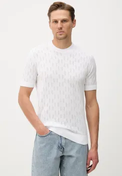 Karl Lagerfeld tricou reversibil din bumbac imagine