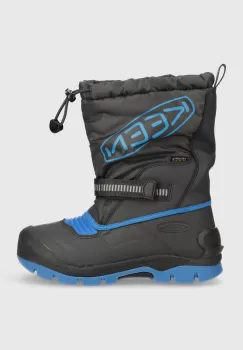 Keen cizme de iarna copii Snow Troll culoarea gri imagine