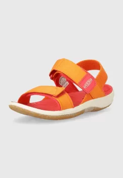 Keen sandale copii ELLE BACKSTRAP culoarea portocaliu imagine