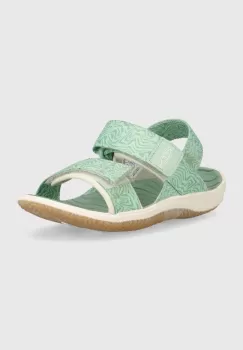 Keen sandale copii ELLE BACKSTRAP culoarea verde imagine