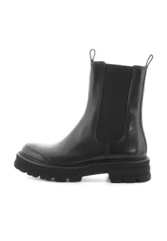 Kennel & Schmenger ghete chelsea de piele Blast femei, culoarea negru, cu toc plat, 21-26010.720 imagine