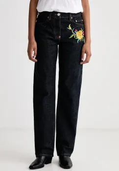 Kenzo  blugi straight pentru femei imagine