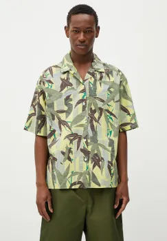 Kenzo camasa din amestec de in culoarea verde, relaxed, FF55CH1309P1.45 imagine