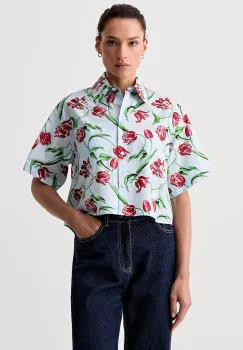 Kenzo camasa pentru femei, din bumbac imagine