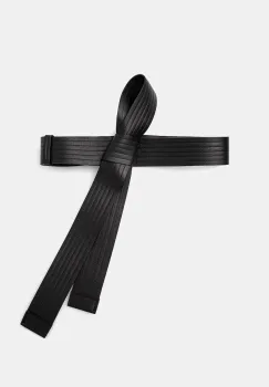 Kenzo curea de piele 45 mm Judo Belt femei, culoarea negru, FE68CE045L06.99 imagine