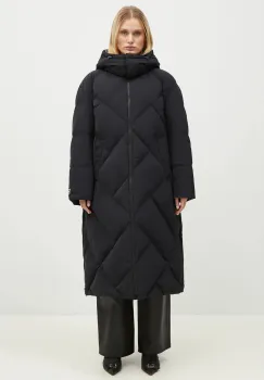 Kenzo geaca de puf Long Down Jacket femei, culoarea negru, de iarna, FE62OU1229NH.99 imagine