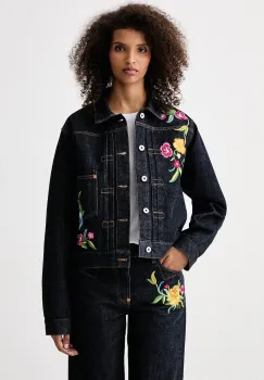 Kenzo  geaca de tranzitie pentru femei din denim imagine