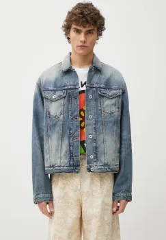 Kenzo geaca jeans de tranzitie, FF55DV3026I7.DS imagine