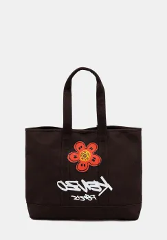 Kenzo geanta de bumbac culoarea maro, FF68SA911F36 imagine