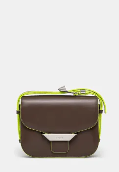 Kenzo geanta de piele culoarea maro, FF52SA318L3B.10 imagine