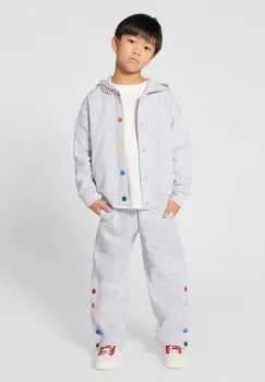 Kenzo hanorac cu fermoar si gluga pentru copii din bumbac imagine