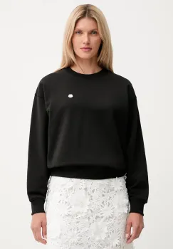 Kenzo hanorac de bumbac culoarea negru, uni, FF62SW2564MF imagine