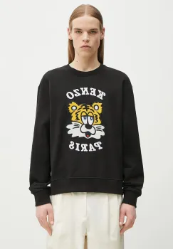 Kenzo hanorac de bumbac x Verdy culoarea negru, cu imprimeu, FF58SW2394MF.99J imagine