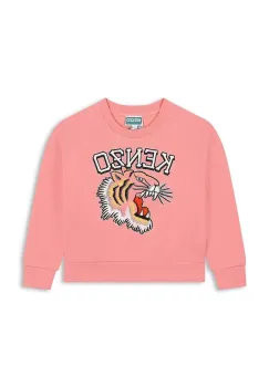 Kenzo Kids bluza copii culoarea roz, cu imprimeu, K60692 imagine