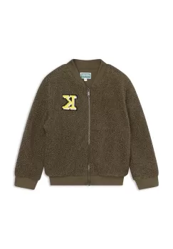 Kenzo Kids bluza copii culoarea verde, cu imprimeu imagine