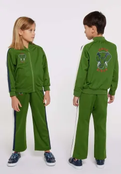 Kenzo Kids bluza copii culoarea verde, cu imprimeu, K60701 imagine