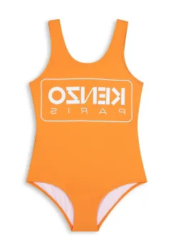 Kenzo Kids costum de baie dintr-o bucata pentru copii culoarea portocaliu, K61186 imagine