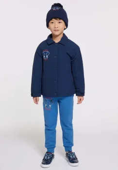 Kenzo Kids geaca copii culoarea albastru marin, K60721 imagine