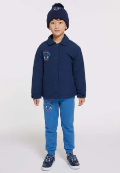 Kenzo Kids geaca copii culoarea albastru marin, K60721 imagine
