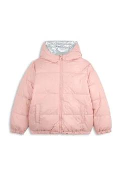 Kenzo Kids geaca reversibila pentru copii culoarea roz, K61305 imagine