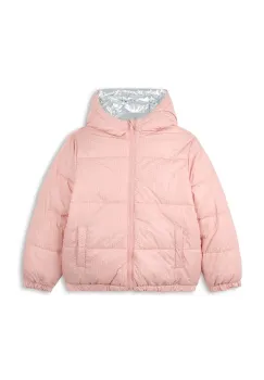 Kenzo Kids geaca reversibila pentru copii culoarea roz, K61305 imagine