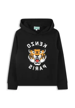 Kenzo Kids hanorac de bumbac pentru copii cu gluga, cu imprimeu, K61124 imagine