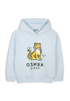 Kenzo Kids hanorac de bumbac pentru copii cu gluga, cu imprimeu, K61447 imagine