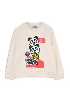 Kenzo Kids hanorac pentru copii de bumbac imagine