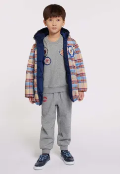 Kenzo Kids pantaloni de trening pentru copii culoarea gri, melanj, K60793 imagine