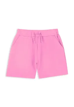 Kenzo Kids pantaloni scurti din bumbac pentru copii culoarea roz, neted, talie reglabila, K61042 imagine