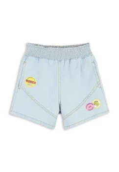 Kenzo Kids pantaloni scurti din denim pentru copii cu imprimeu, K61039 imagine