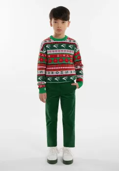 Kenzo Kids pulover copii culoarea verde imagine