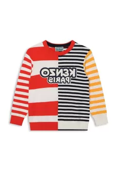Kenzo Kids pulover de bumbac pentru copii culoarea rosu, light imagine