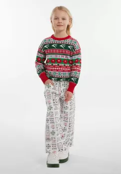 Kenzo Kids pulover pentru copii din amestec de lana culoarea rosu imagine