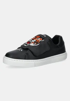 Kenzo Kids tenisi din piele copii culoarea albastru marin, K60898 imagine