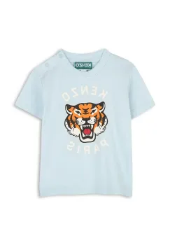Kenzo Kids tricou de bumbac pentru copii cu imprimeu, K60977 imagine