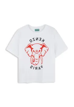 Kenzo Kids tricou de bumbac pentru copii culoarea alb, K61055 imagine
