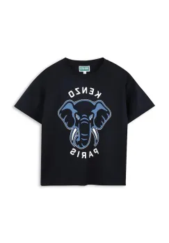 Kenzo Kids tricou de bumbac pentru copii culoarea bleumarin, cu imprimeu, K61446 imagine