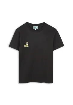 Kenzo Kids tricou de bumbac pentru copii culoarea negru, cu imprimeu, K61506 imagine