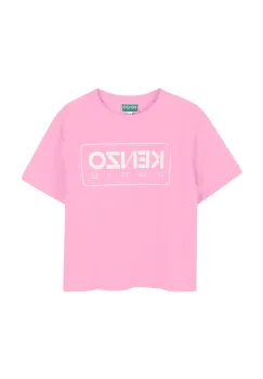 Kenzo Kids tricou de bumbac pentru copii culoarea roz, K61064 imagine