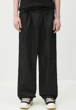 Kenzo pantaloni barbati, culoarea negru, drept, FF55PA5149CE.99 imagine