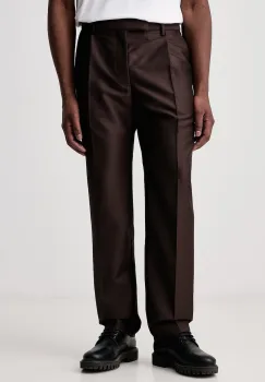 Kenzo  pantaloni chinos pentru barbati cu lana imagine
