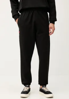 Kenzo pantaloni de trening din bumbac culoarea negru, uni, FE65PA8254MF imagine