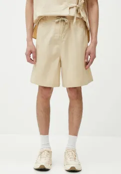 Kenzo pantaloni scurti din bumbac culoarea bej, FF55SH5059SC.11 imagine