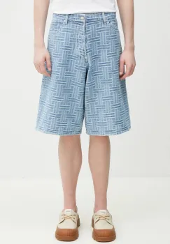 Kenzo pantaloni scurti jeans barbati, FF55DS3396J4.DB imagine