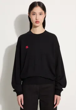 Kenzo pulover de lana Rws Boke Crest Jumper femei, culoarea negru, light, FE62PU4893LB.99J imagine