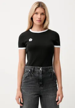 Kenzo tricou culoarea negru, FF52TS1564SJ imagine