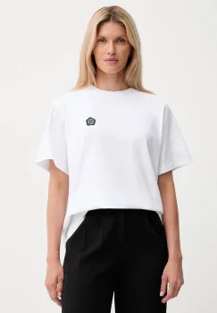 Kenzo tricou din bumbac culoarea alb, FF52TS5524SO imagine
