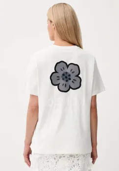 Kenzo tricou din bumbac culoarea alb, FF62TS5564SG imagine